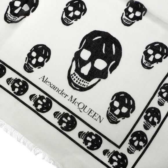 Skull Silk Scarf - Picture 2 of 5
